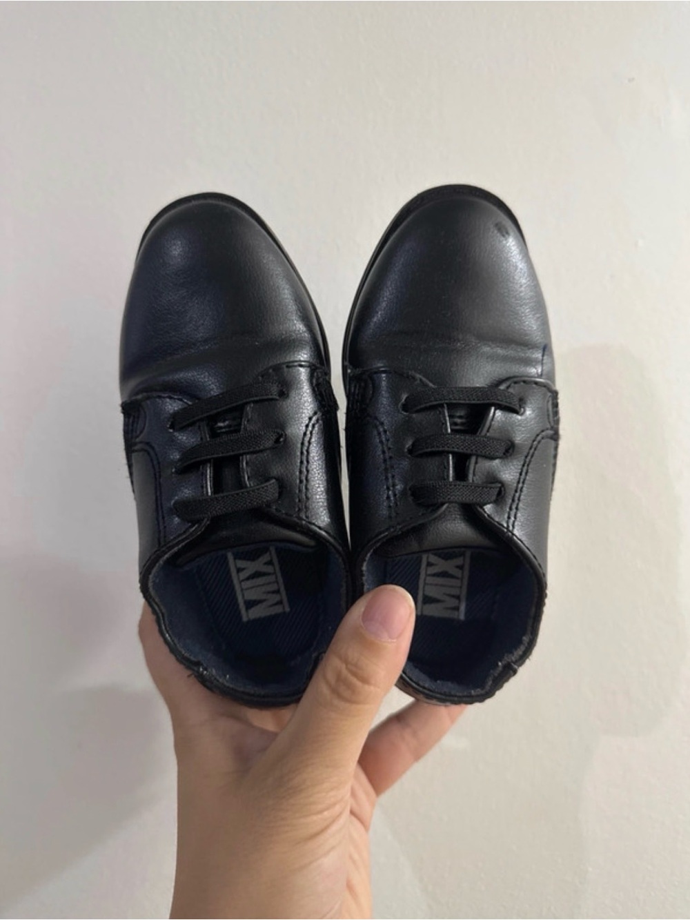 Mix No. 6 Little Kids Black Lace-Up Dress Shoes toddler size 7